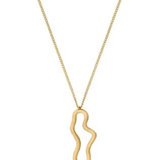 Meandres Golden Necklace