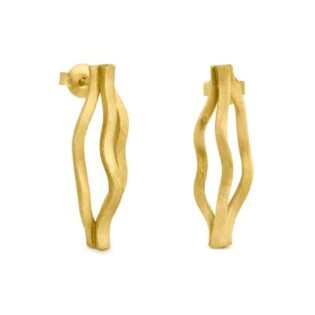 Curves Golden Earrings